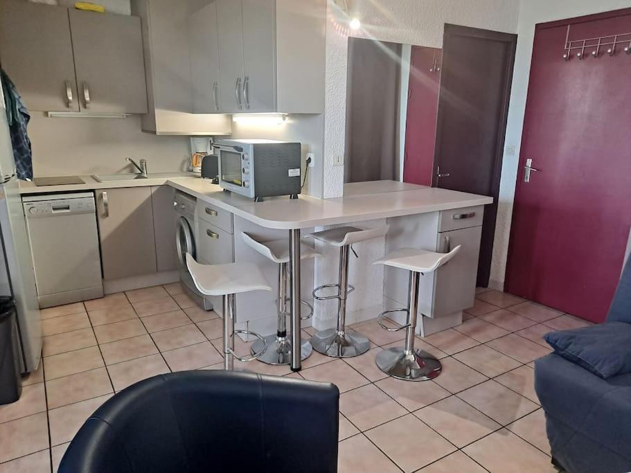 Appartement Le Florid Cap D'Agde, T2 , 4 Pers, 200M Plage, Terrasse Exteriör bild